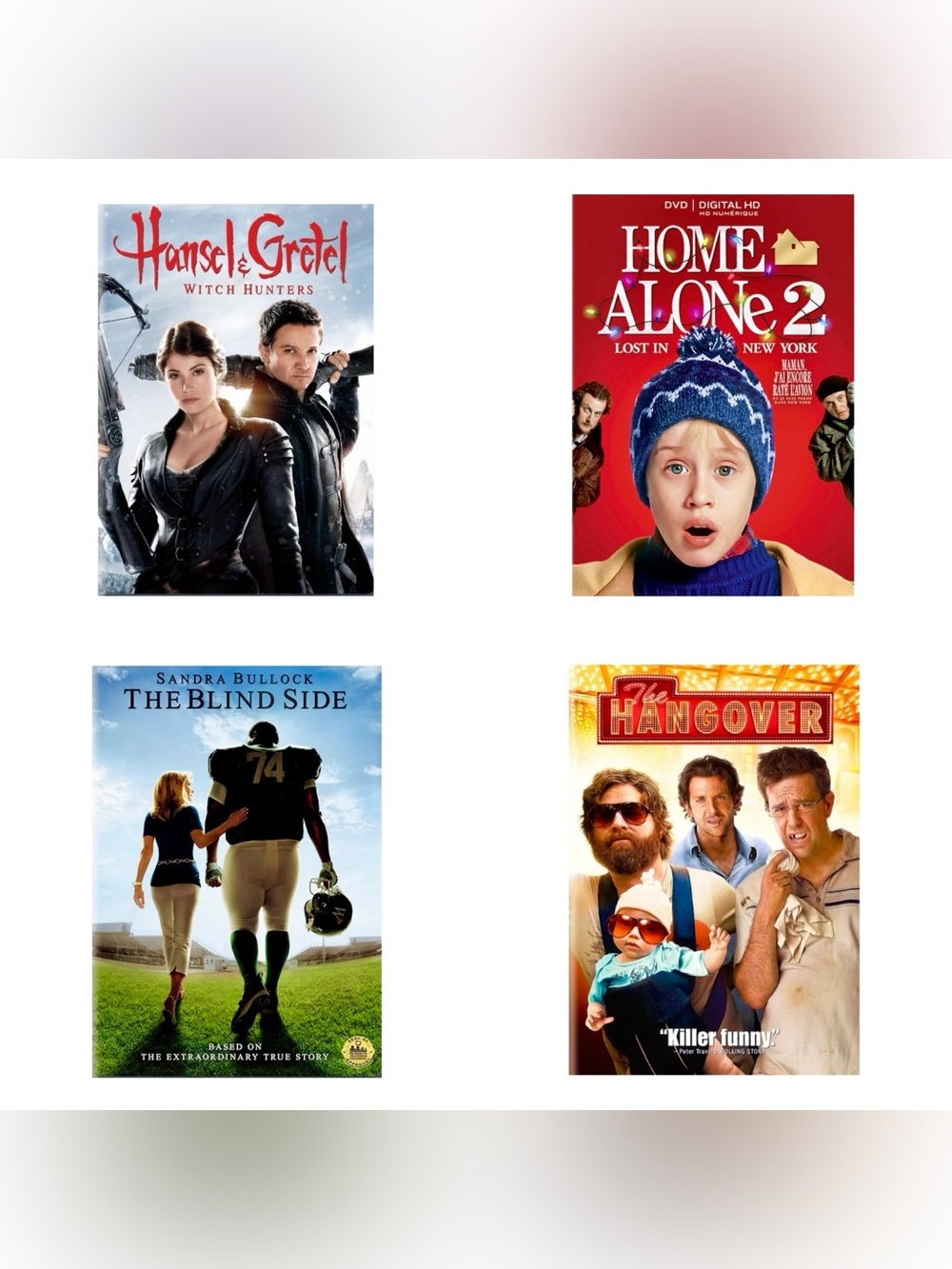 Lot Of 4 Brand New DVDs